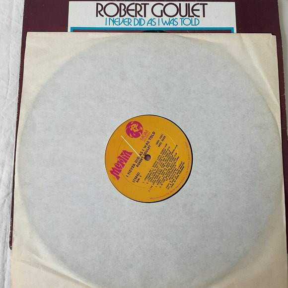 Robert Goulet: I Never Did As I Was Told Vintage Vinyl Record - Picture 4 of 9